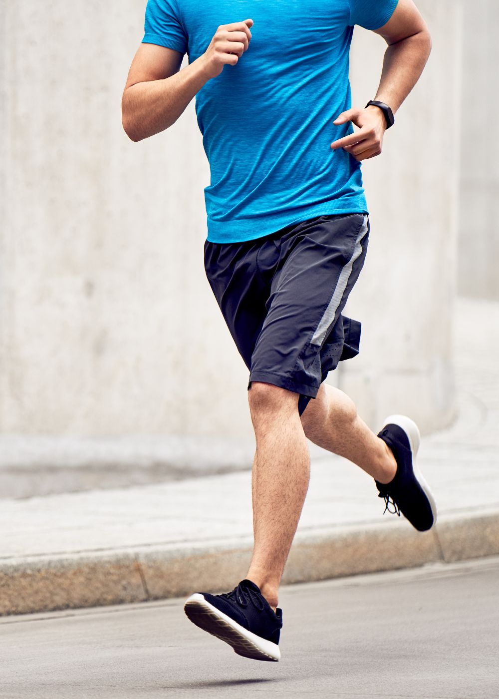 Runner running on the street